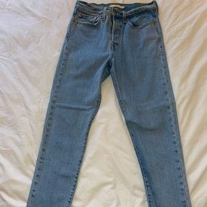 Levi's wedgie, high waisted jeans, size 27